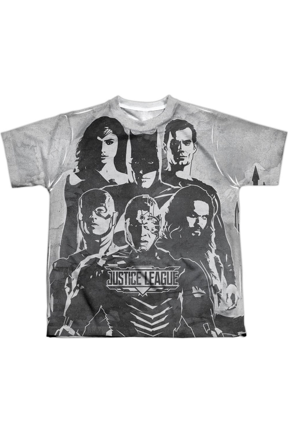 

Футболка с коротким рукавом для подростков Justice League Movie The League Gildan, белый