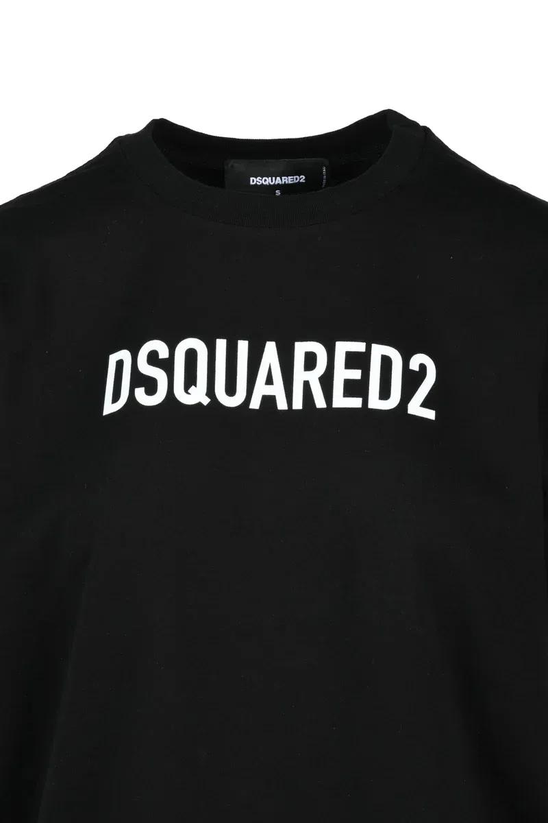 Dsquared2 Футболка с круглым вырезом - черная — фото 3