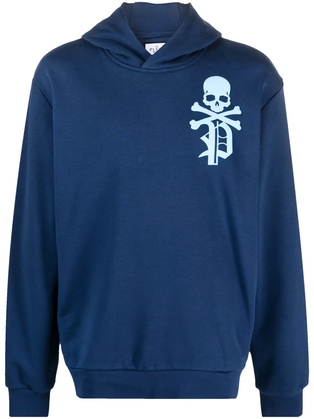 

Худи с логотипом Gothic Plein Philipp Plein, синий