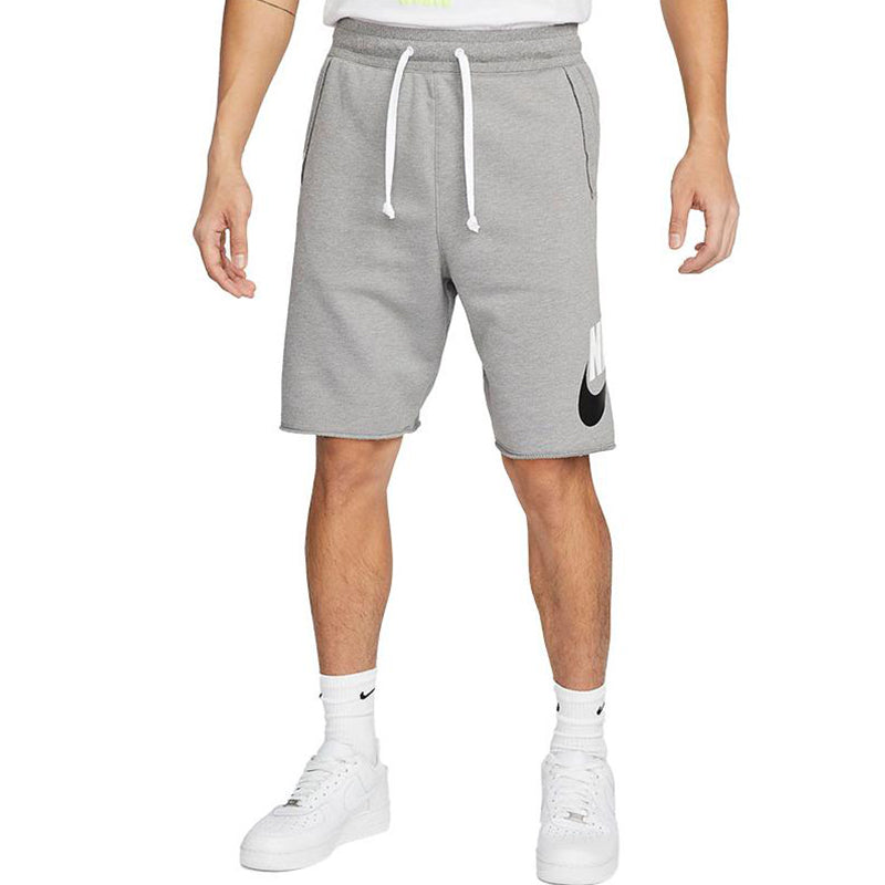 Шорты Nike As Nike Sportswear Spe Ft Alumni Short Logo 'Grey' DM6818-029 — фото 4