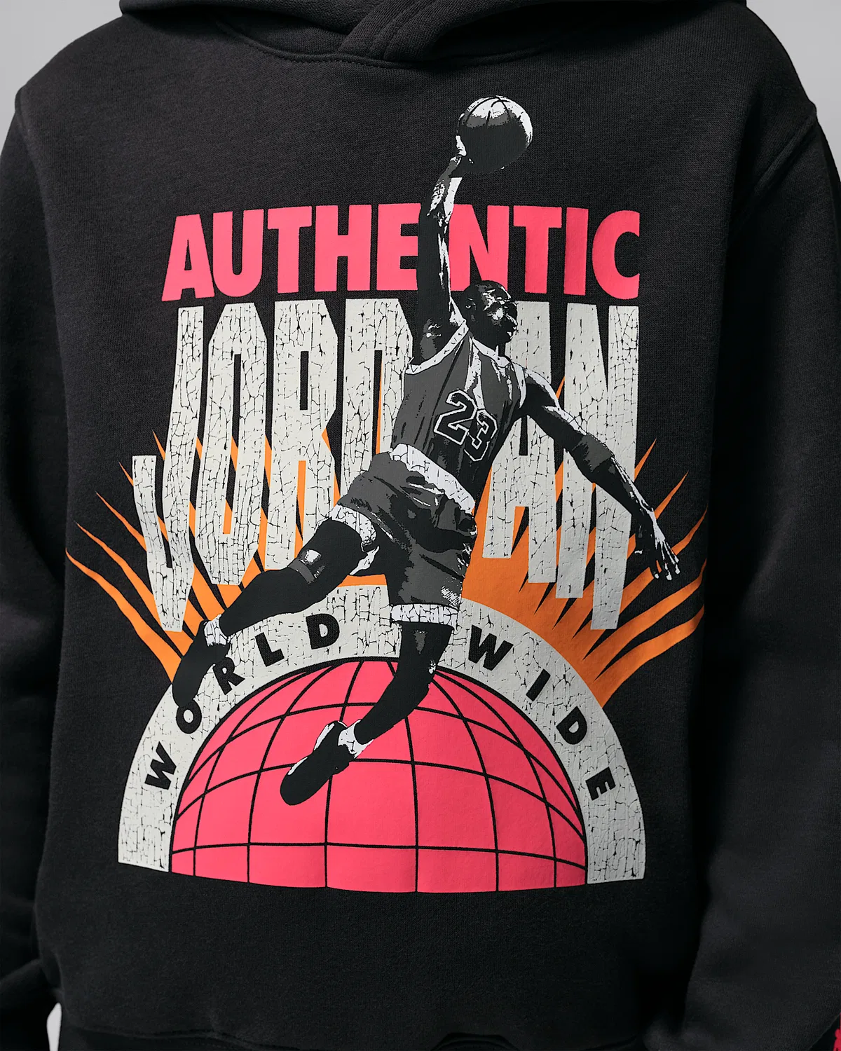 Детская худи Jordan Authentic Jordan Pullover Hoodie, Off Noir — фото 4