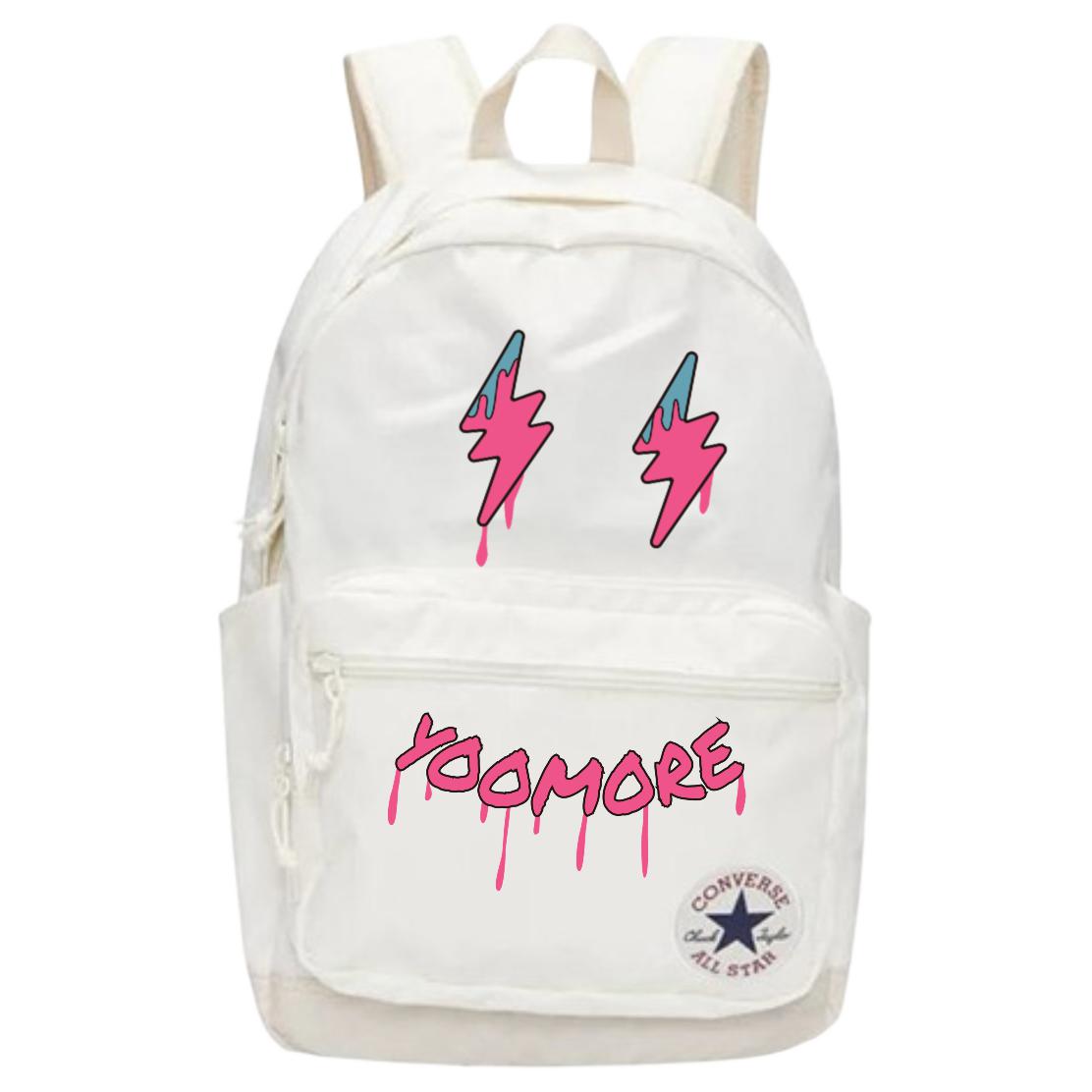 

Converse Полиэстеровый рюкзак обычный унисекс белый, YOOMORE
