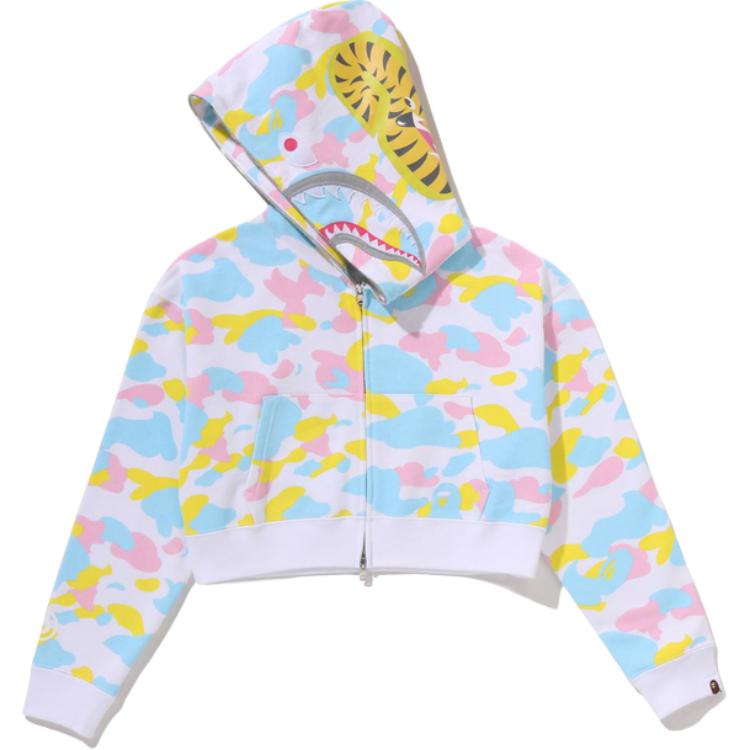 

Толстовка SS26 для женщин A BATHING APE, белый синий