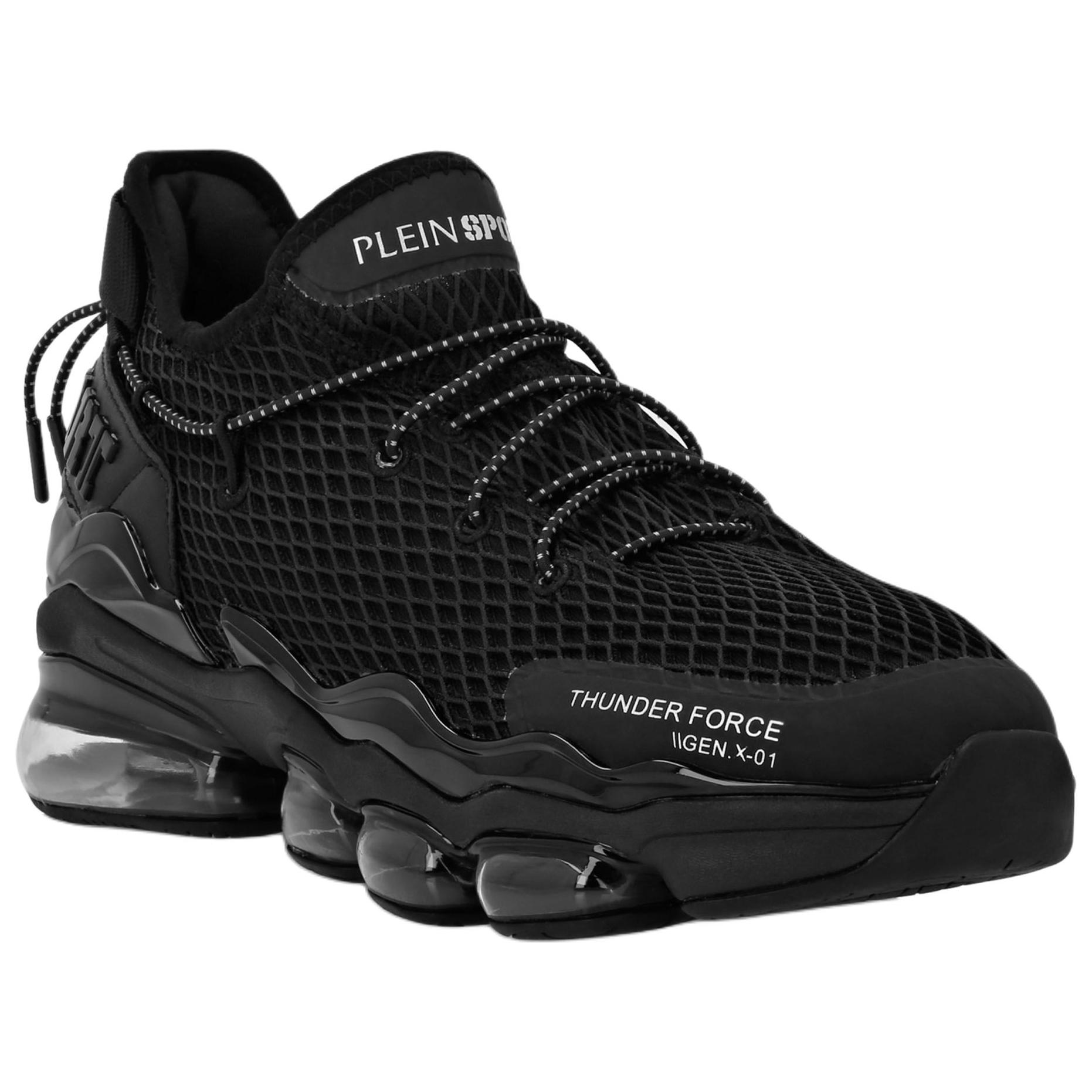 PLEIN SPORT THUNDER FORCE GENX 01 Low top повседневные кроссовки Unisex черные — фото 4