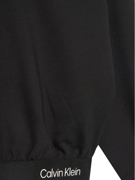 Спортивный костюм обычный крой Logo Tape IG0IG02817 D Calvin Klein Jeans, черный — фото 4