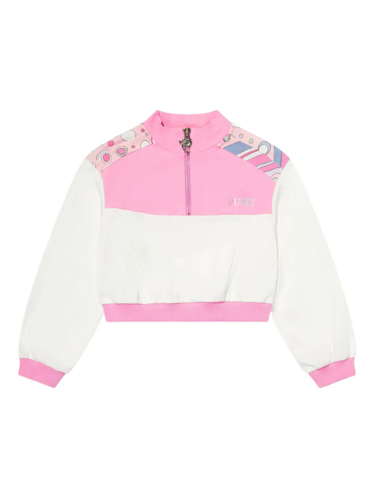 

Толстовка с панельным дизайном PUCCI Junior, белый