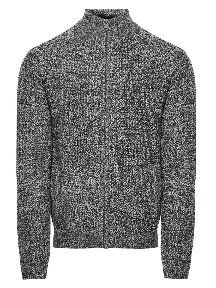 

Вязаный кардиган Threadbare, базальтовый серый