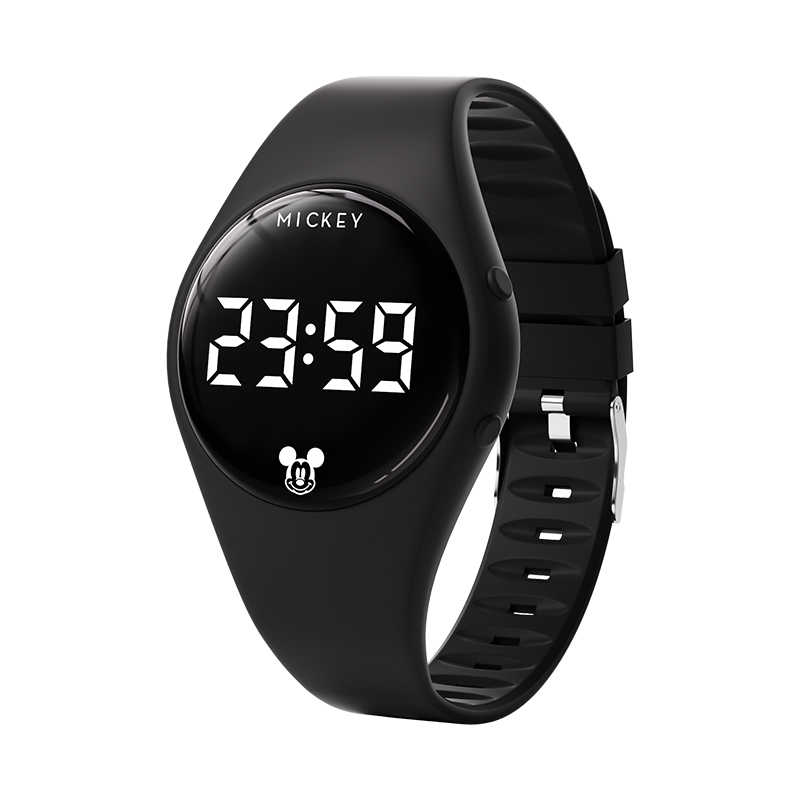

Disney Часы Electronic Movement Silicone Strap Watch Unisex Black Dial