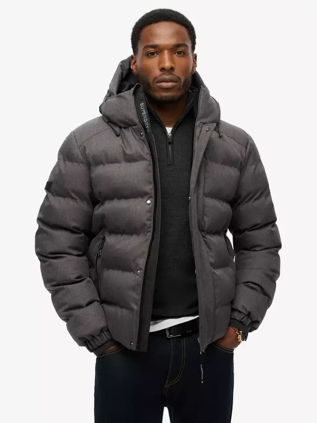 

Куртка Superdry Puffer, цвет grey/marl
