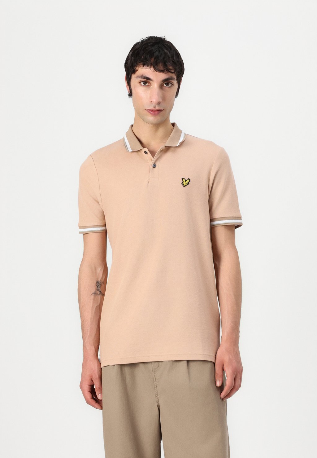 

Рубашка поло Lyle & Scott, серо-коричневый