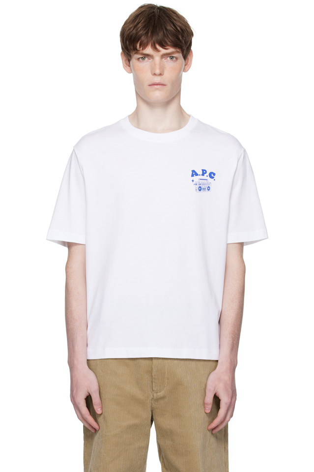 

Диско футболка A.P.C., белый