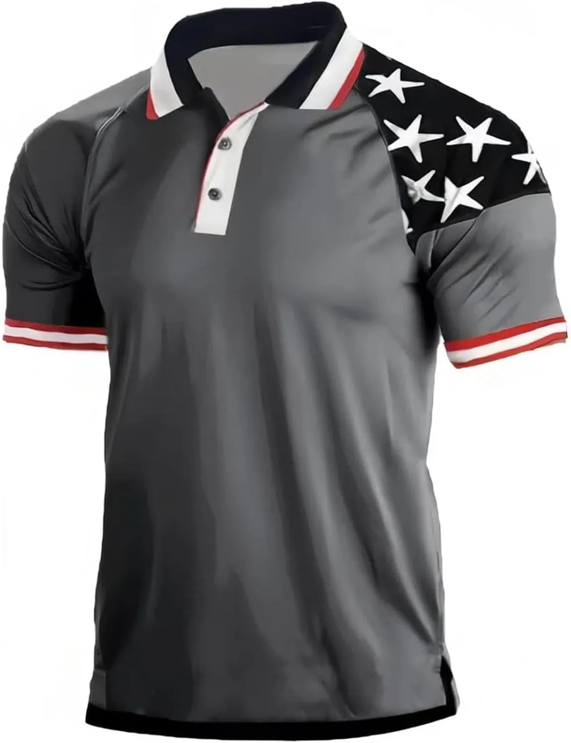 

Мужская поло Patriotic с коротким рукавом, быстросохнущая, влагоотводящая, размеры S-2XL