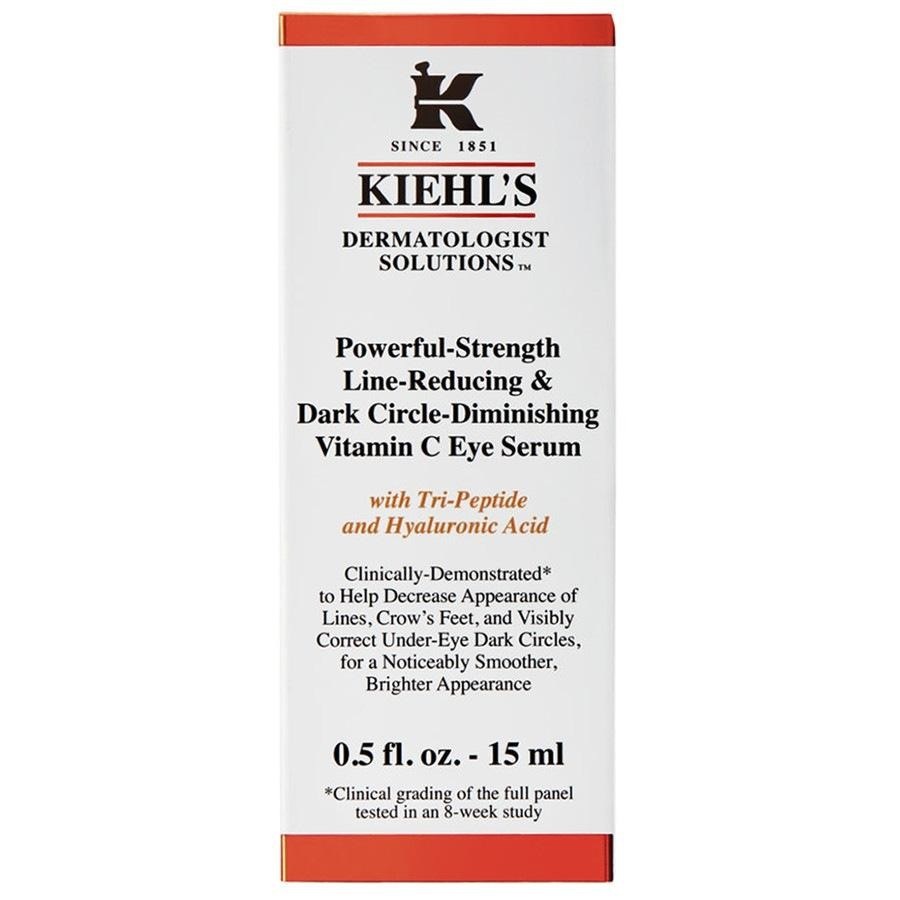 Сыворотка для глаз powerful-strength line-reducing & dark circle diminishing vitamin c Kiehls, объем 15 мл — фото 2