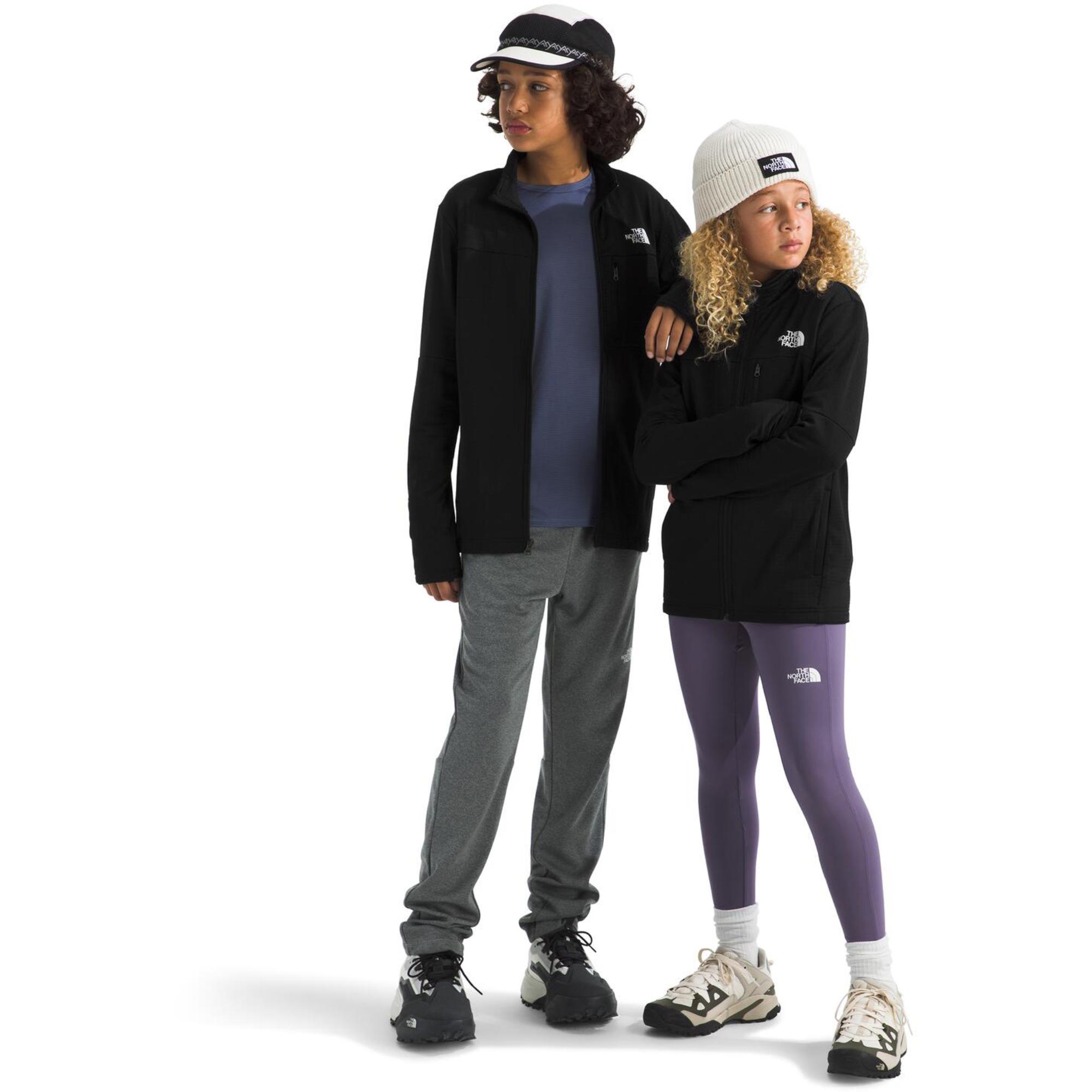 Детская походная куртка-полупильник на молнии The North Face, TNF Black — фото 4