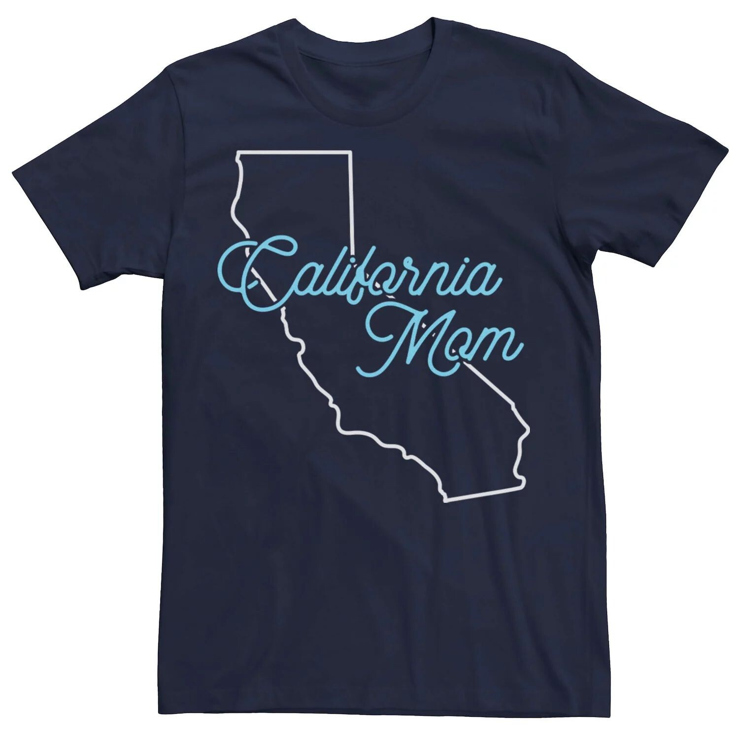 

Мужская футболка California Mom Outline Licensed Character