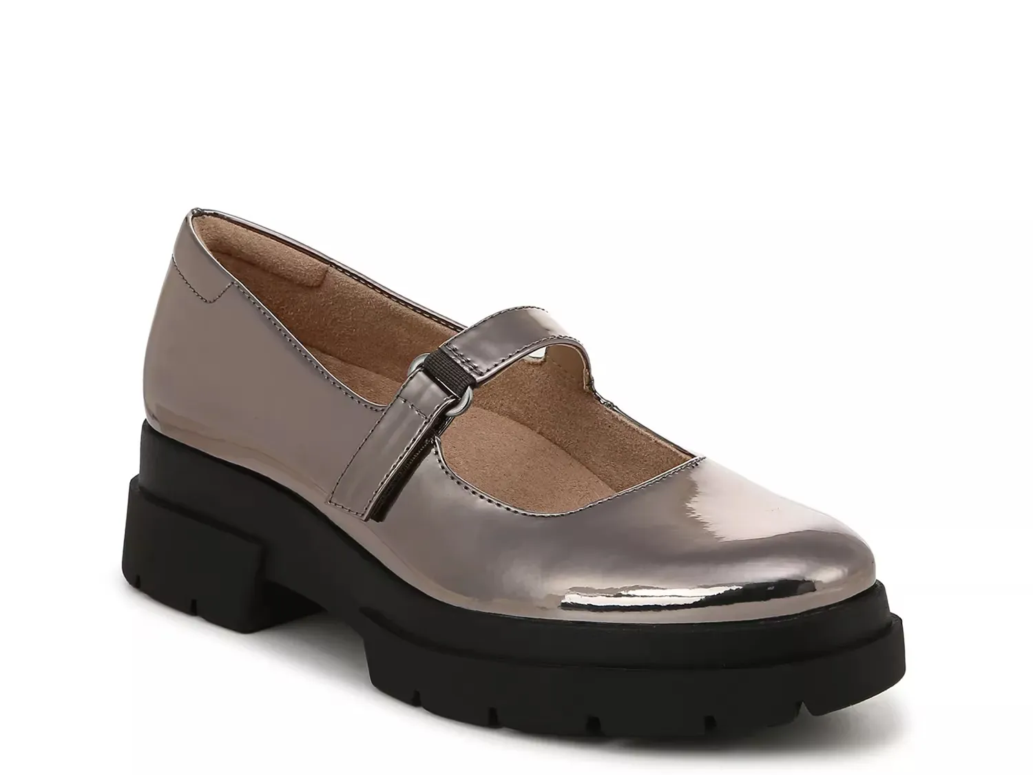 Olivet Mary Jane Лоферы Soul Naturalizer, Pewter