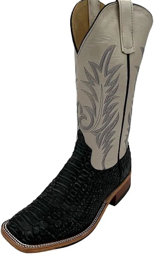 

Мужские экзотические сапоги Anderson Bean с черной оболочкой из питона и подошвой-гибридом из детской кожи - 338670, черный/белый