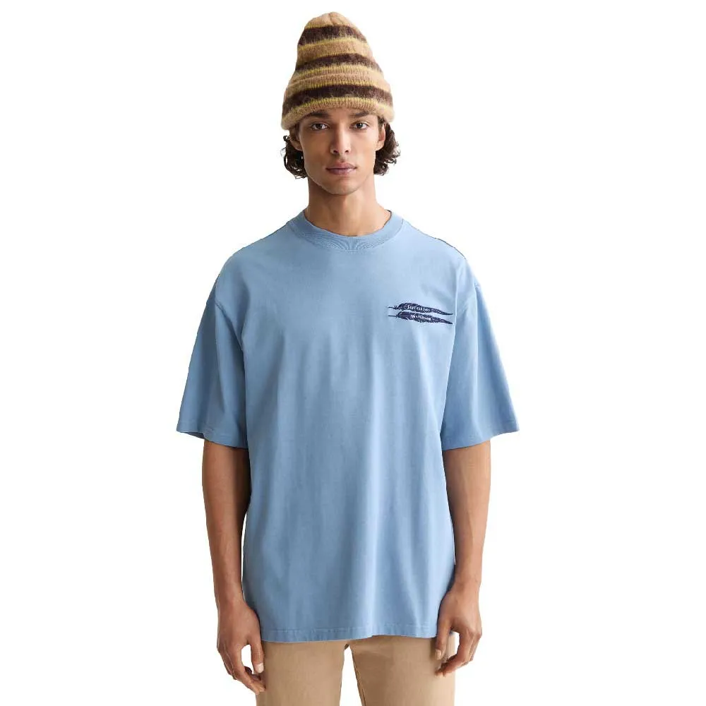 

Футболка с коротким рукавом Scotch & Soda Loose Fit Artwork, синий