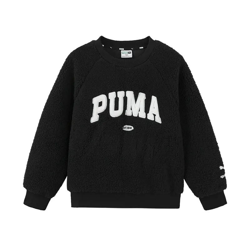 

PUMA Свитшот Sportstyle Collection 1948 SHERPA FLEECE CREW черный детский