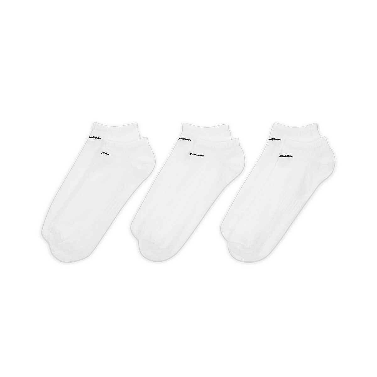 Носки Everday Lightweight No-Show Socks (3 PAIRS) Nike, цвет Weiß/Schwarz — фото 3