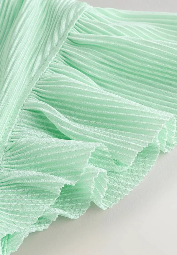 Комбинезон прямого кроя с плиссировкой Next, Mint Green — фото 4