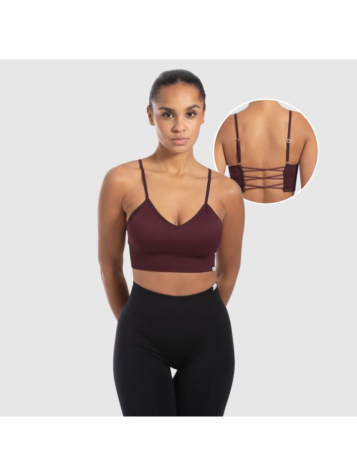 

SMILODOX Спортивный бюстгальтер Alma темно-фиолетового цвета