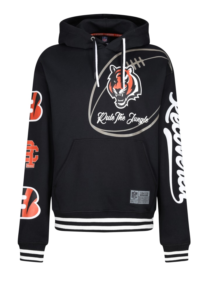 

Толстовка Re:Covered Hoodie NFL Bengals Rule The Jungle, черный