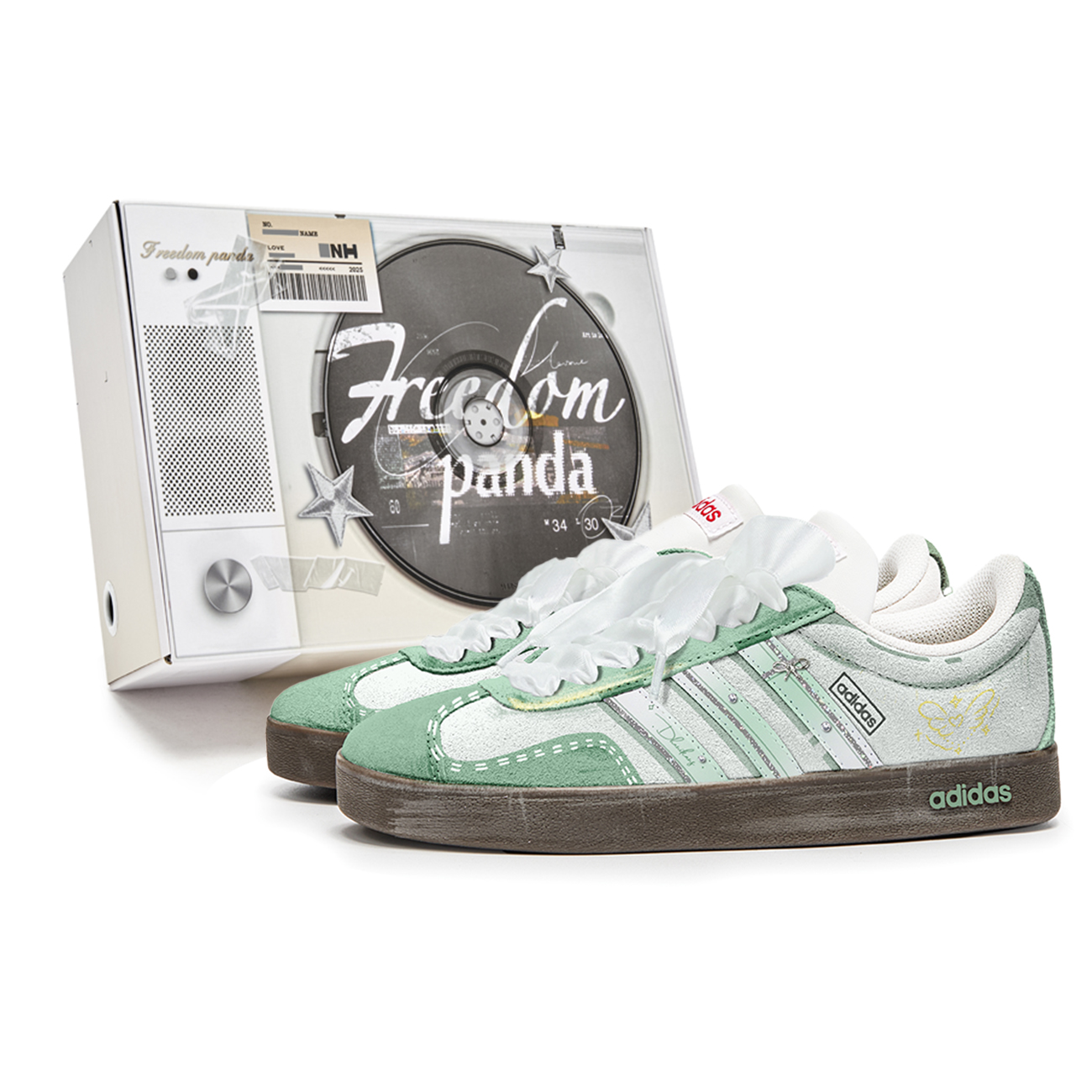 

Adidas Neo VL Court 2.0 Lifestyle Box, Anran противоскользящие и дышащие низкие кроссовки для скейтбординга унисекс зеленый коричневый