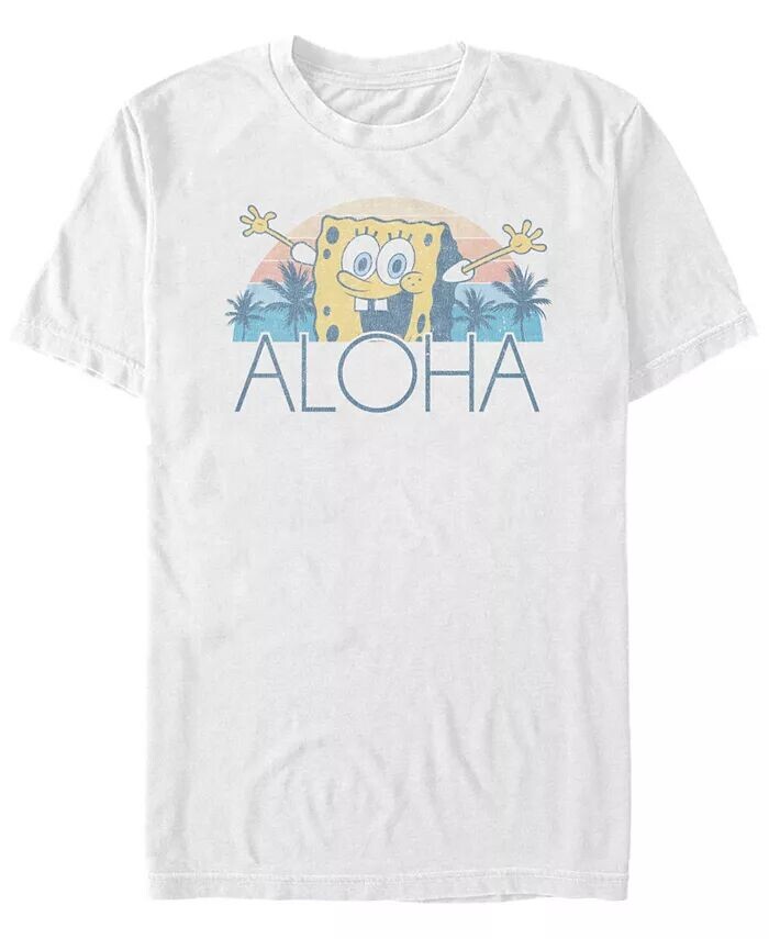 

Мужская футболка Aloha 2 с коротким рукавом и круглым вырезом Fifth Sun, белый