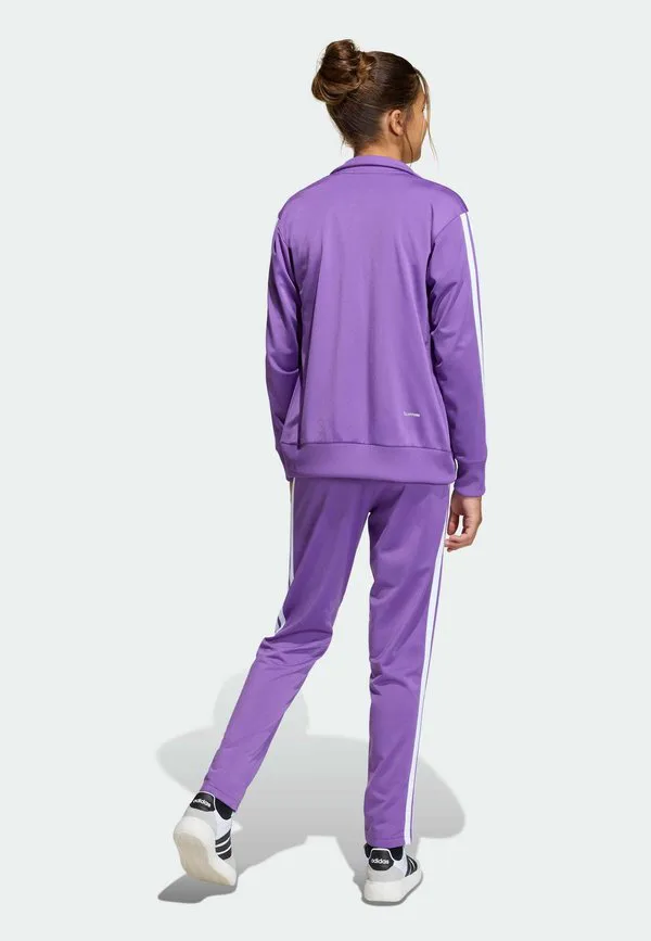 Спортивный костюм с 3 полосками seasonal essentials tiberio Adidas Performance, Active Purple/White — фото 2