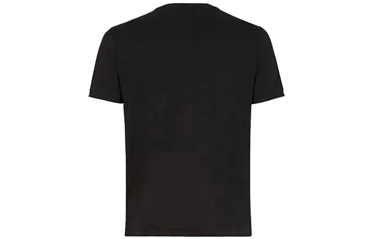 Футболка FENDI SS21 Logo Pattern Round Neck Short Sleeve T-Shirts 'Black', черный — фото 2