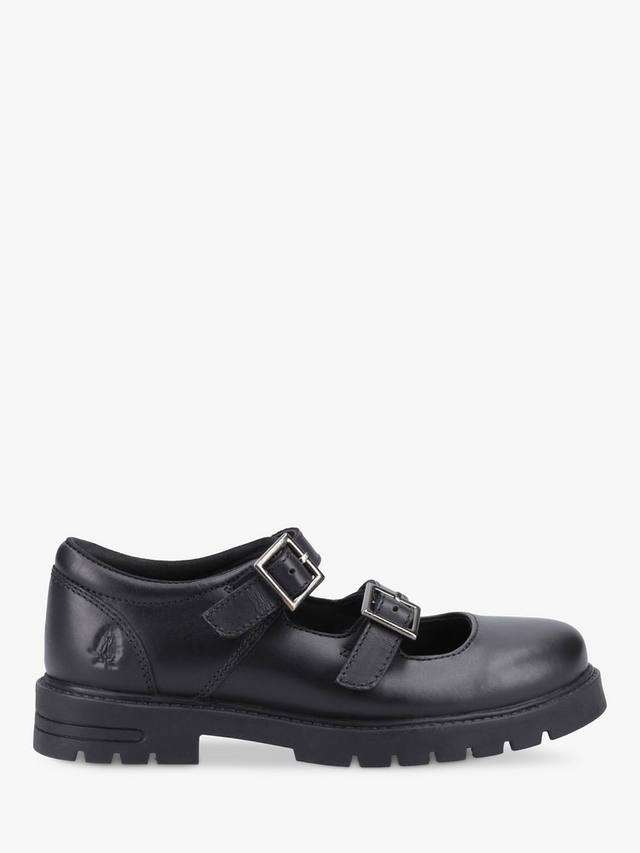 

Детские туфли Mary Jane Ella Junior с пряжками из кожи Hush Puppies, Black