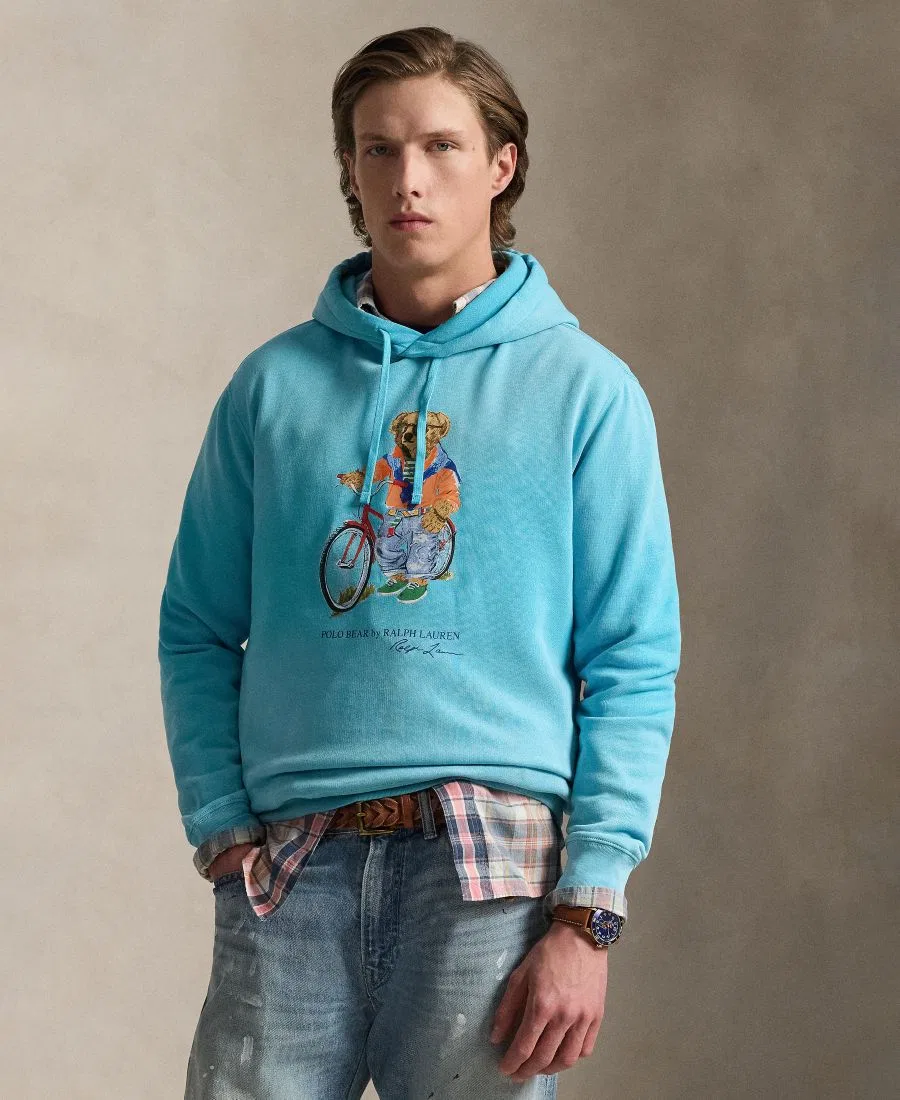 Мужская толстовка с принтом "Медведи" Polo Ralph Lauren, Turquoise