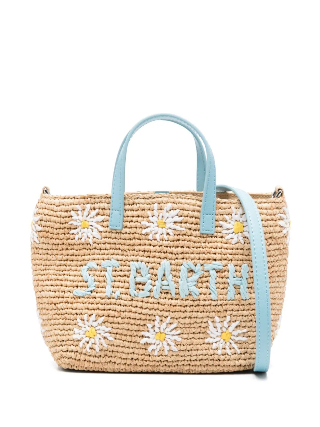 

Сумка-тоут из рафии MC2 Saint Barth, нейтральный