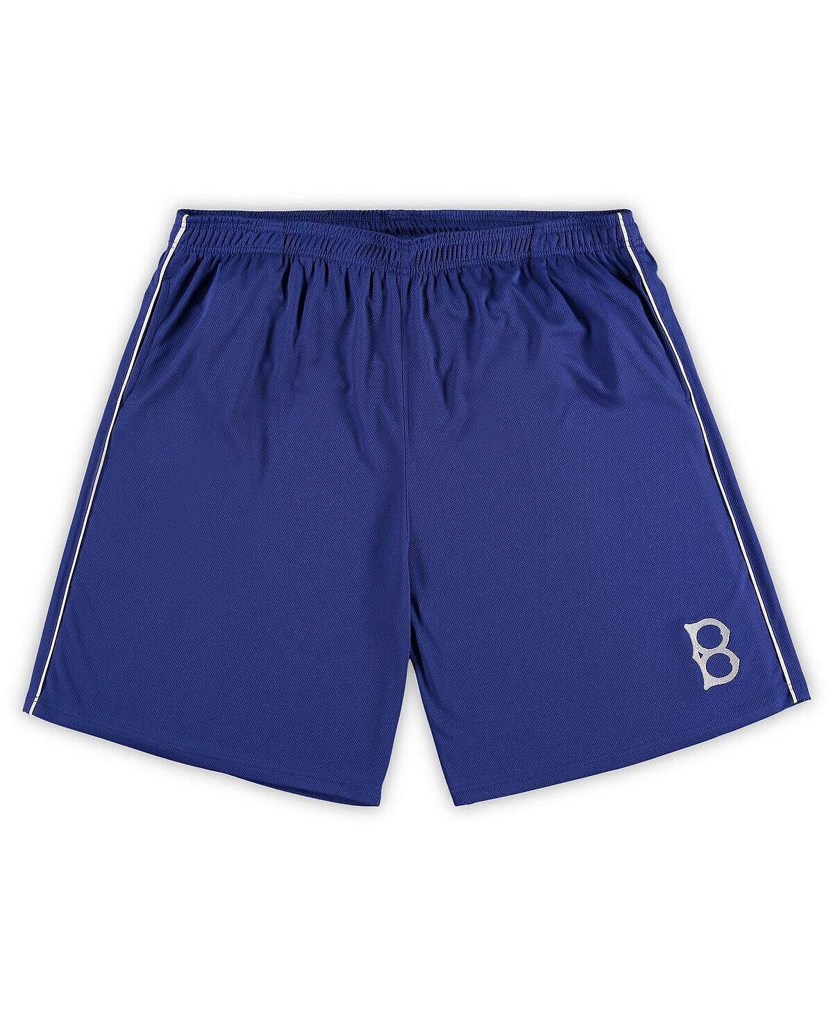 Мужские сетчатые шорты Royal Brooklyn Dodgers Big and Tall Cooperstown Collection Profile