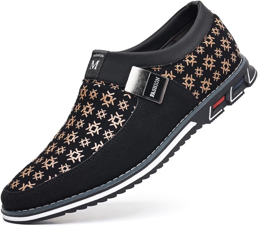 

Мужские повседневные туфли Veslexth, деловые слипоны, модные кожаные лоферы, удобные для ходьбы, вождения, роскошные для работы, офиса, нарядной носки на улице, дышащие кроссовки, коричневый