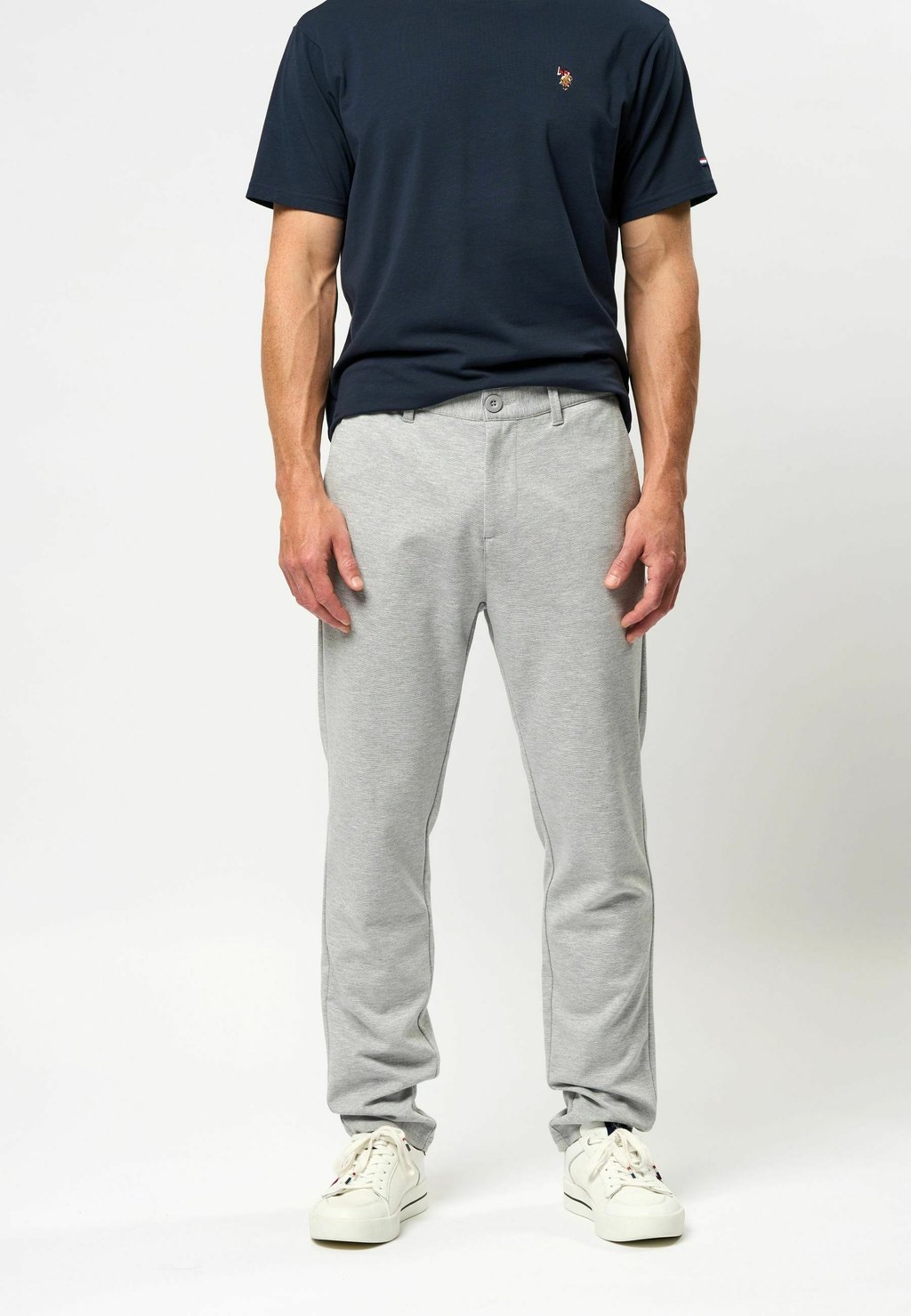 

Чиносы MILO PERFORMANCE U.S. Polo Assn., светло-серый