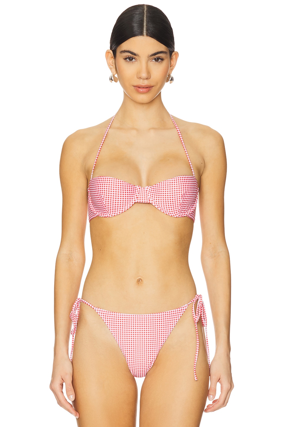 

Топ для бикини Chessa от Faithfull The Brand, gingham red