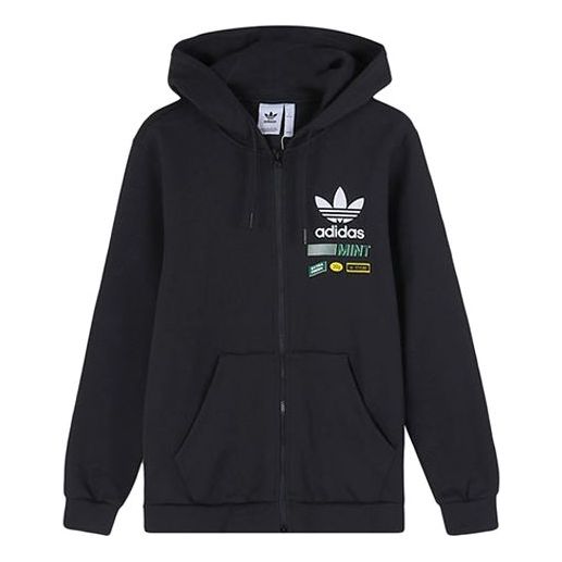 

Куртка New adidas originals 2019 Men Sports Jacket Black Graphic Track Top Gym, черный