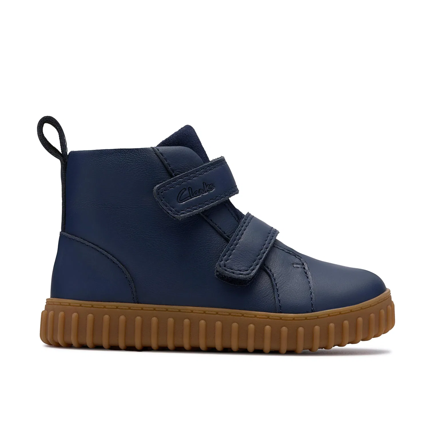 Ботинки Clarks Cove Sky, высокие, замшевые, синие