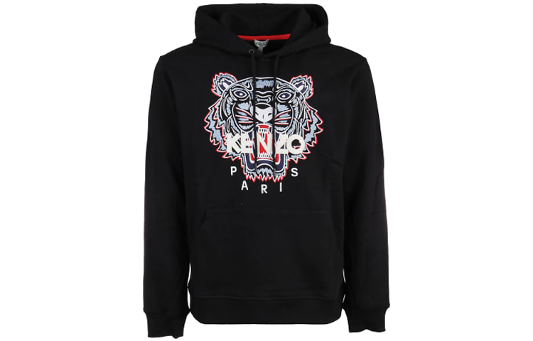 

Толстовка мужская Kenzo Paris Classic Tiger Head, черный / белый