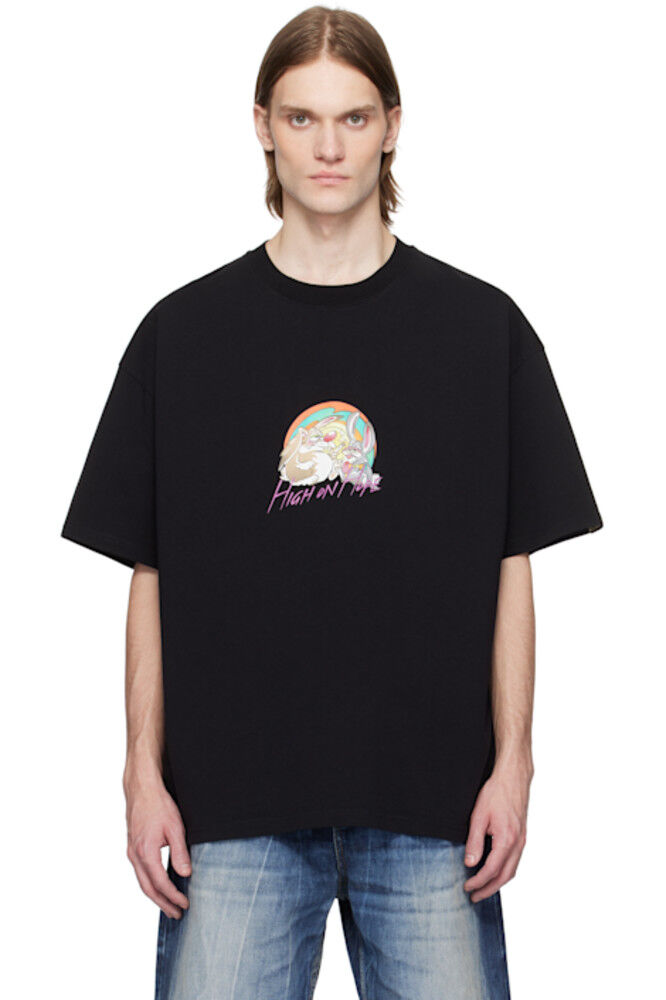 

Черная футболка SS oversize Martine Rose