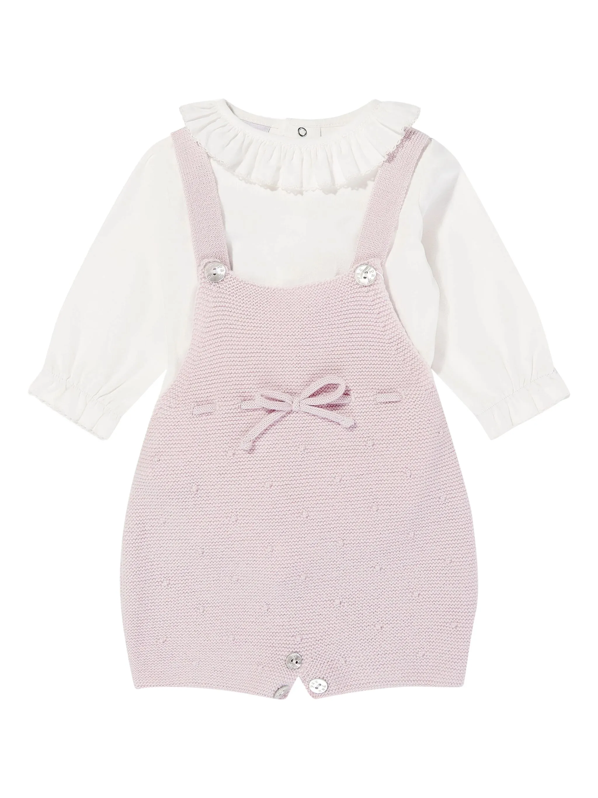 

Комбинезон с оборками Paz Rodriguez, розовый