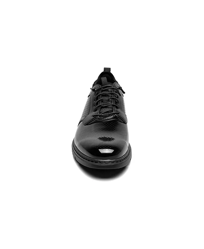 Мужские туфли Spyre Plain Toe на эластичных шнурках Stacy Adams, черный — фото 2