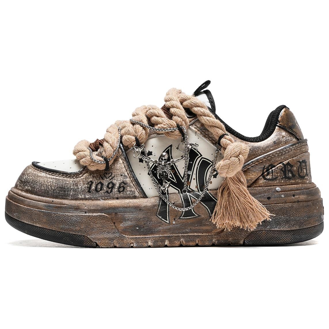 

Кроссовки MLB Chunky Liner Lifestyle Shoes Unisex Low-top White, коричневый
