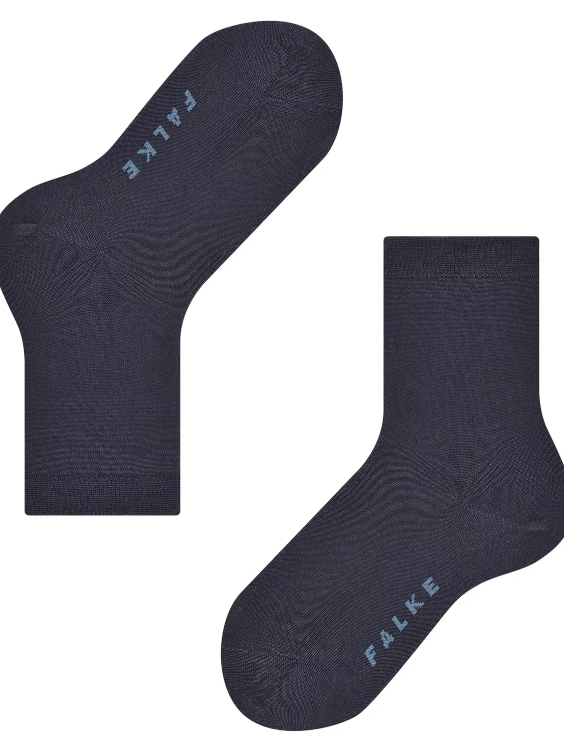 Носки Falke Cotton Finesse, синий — фото 3