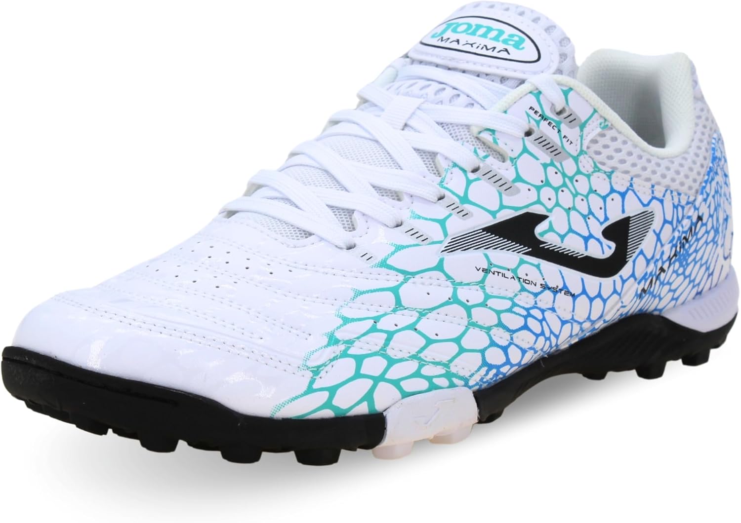 

Футбольные бутсы Joma Turf, размер 6.5-12.5 US - Профессиональные бутсы - Верх из микрофибры, хромированная подошва, усиление пятки - Cancha, белый