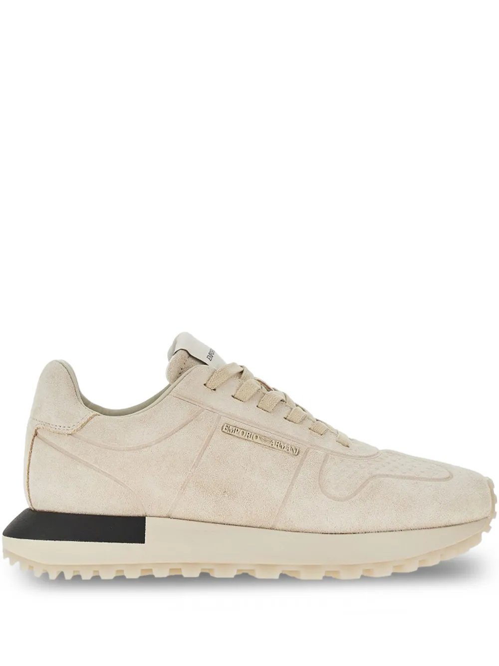 

Кеды на шнуровке Emporio Armani, нейтральный