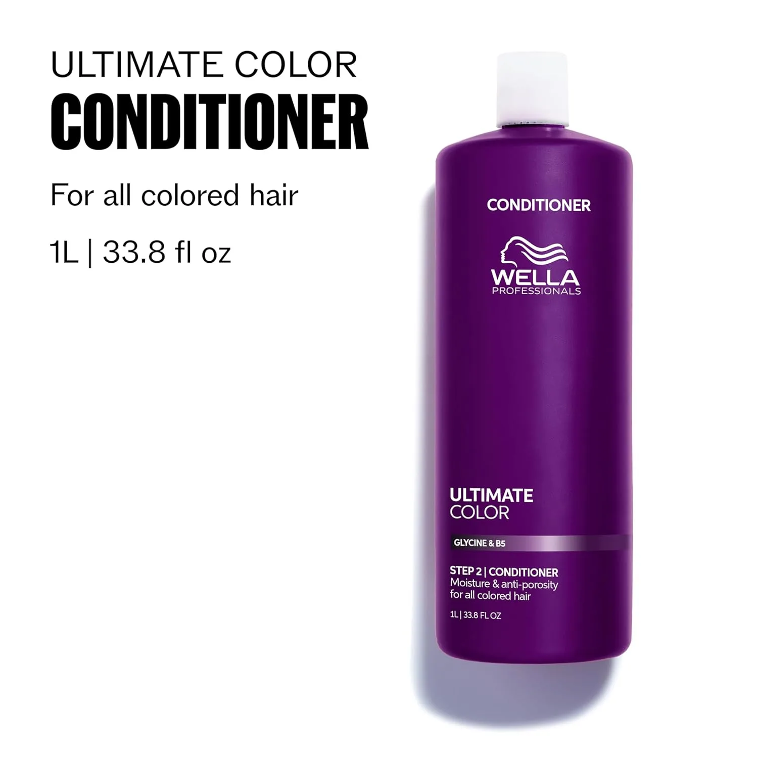 Wella Professionals Ultimate Color Conditioner, увлажняющая формула против пористости для яркости цвета окрашенных волос 1000 мл (.) — фото 2