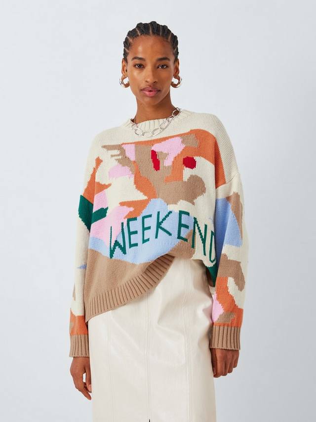 

Вязаный джемпер fabian с рисунком Weekend MaxMara, разноцветный